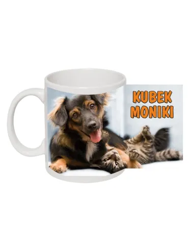 Kubek Personalizowany z Imieniem Zdjęciem dla Miłośnika
