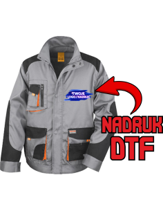 Robocza Lekka kurtka ODZIEŻ REKLAMOWA NADRUK DTF Logo grafika 20sztuk