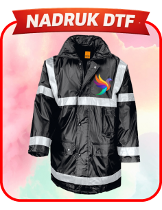 Wodoodporny Płaszcz firmowa PERSONALIZACJA NADRUK DTF Twoja grafika 10 SZT