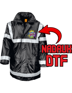 20 sztuk Płaszcz wodoodporny ODZIEŻ REKLAMOWA NADRUK DTF Logo grafika
