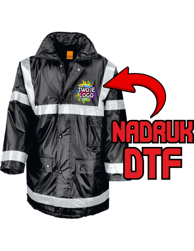 20 sztuk Płaszcz wodoodporny ODZIEŻ REKLAMOWA NADRUK DTF Logo grafika