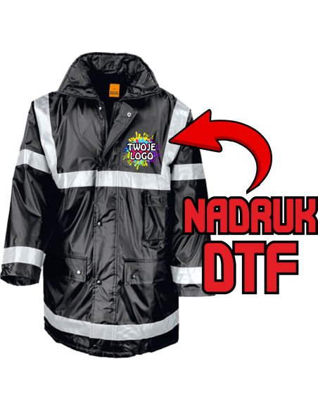 20 sztuk Płaszcz wodoodporny ODZIEŻ REKLAMOWA NADRUK DTF Logo grafika