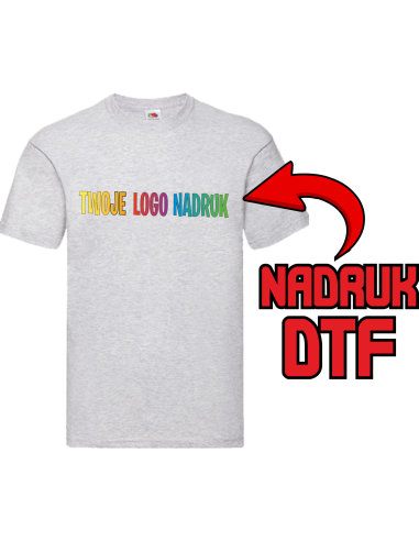 Koszulka T-shirt męski ODZIEŻ REKLAMOWA NADRUK DTF Logo grafika 20sztuk