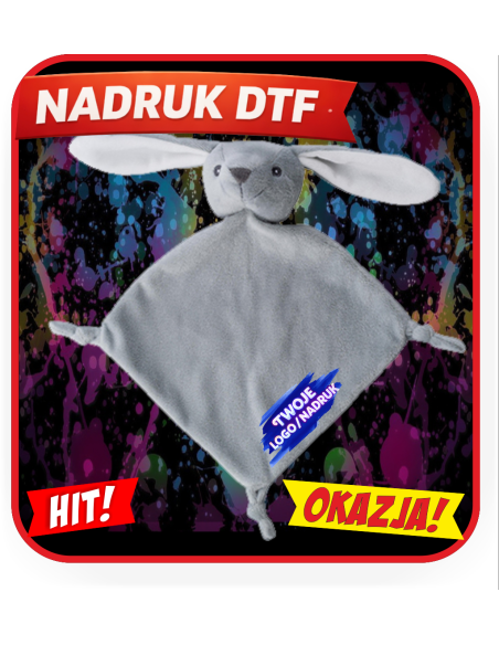 Pluszowa szmatka odzież reklamowa DTF logo trwały nadruk pełny kolor