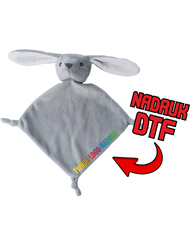 Pluszowa szmatka KOCYK REKLAMOWA NADRUK DTF Logo grafika 20sztuk