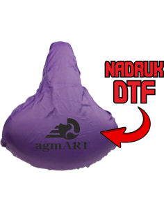 20 sztukPokrowiec na siodełko REKLAMOWY Z NADRUKIEM DTF Logo grafika