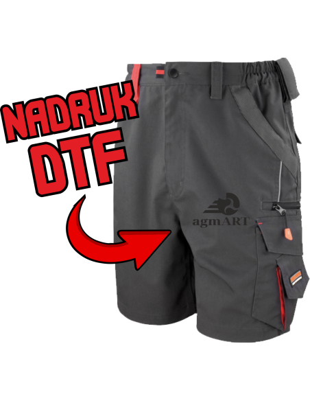Unisex Spodenki robocze ODZIEŻ REKLAMOWA NADRUK DTF Logo grafika 20sztuk