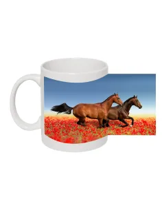 Kubek z Nadrukiem – Kubek Miłośnika Koni Gotowy Projekt