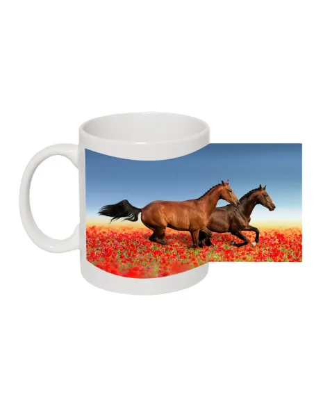 Kubek z Nadrukiem – Kubek Miłośnika Koni Gotowy Projekt