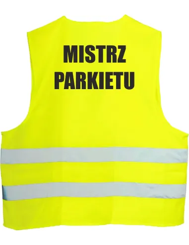 Kamizelka Odblaskowa 1 szt Nadrukiem Tył Mistrz Parkietu
