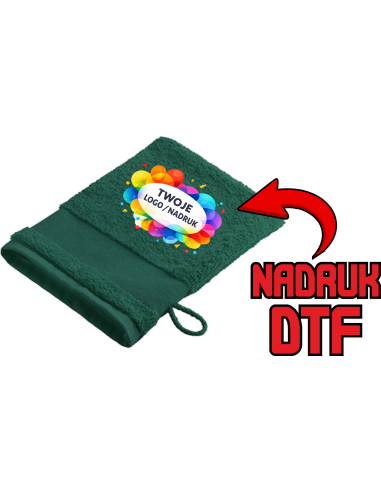 Wash Glove Rękawica myjąca REKLAMOWA NADRUK DTF Logo grafika 20sztuk