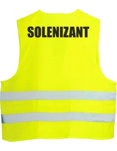 Kamizelka Odblaskowa z Nadrukiem Tył Solenizant 1 szt