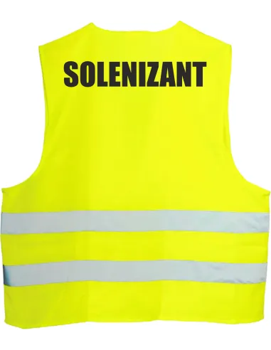 Kamizelka Odblaskowa z Nadrukiem Tył Solenizant 1 szt