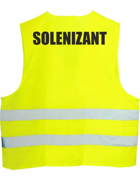 Kamizelka Odblaskowa z Nadrukiem Tył Solenizant 1 szt