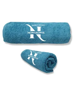 Ręcznik z Haftem Prezent Parapetówkę Inicjały na Prezent