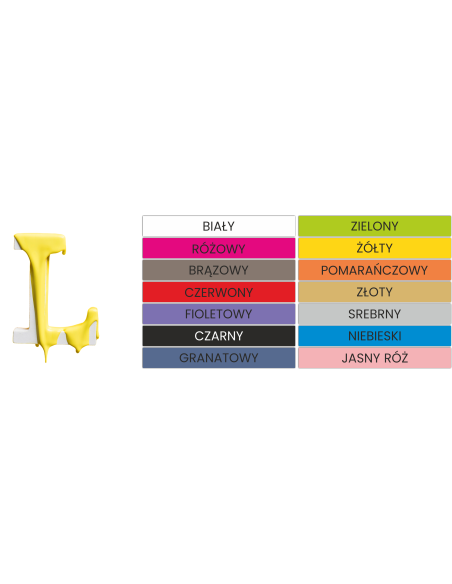 napis 3D STYRODUR 35cm litery znaki reklamowe logo TWÓJ PROJEKT