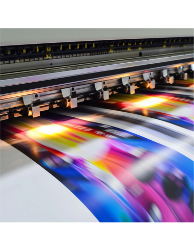 Reklamowa Folia Samoprzylepna Druk UV 1mb Własna Grafika 170cm