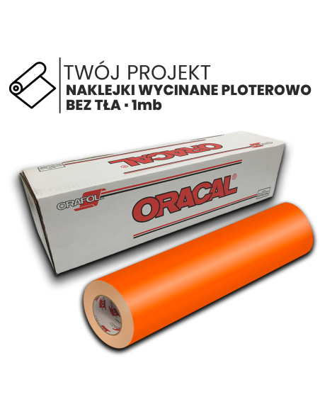 Samoprzylepne białe litery znaki wycinane 50cm 1mb