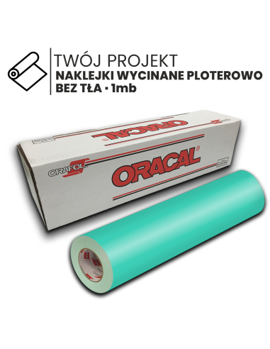 Wycinane samoprzylepne znaki litery różne kolory 50cm 1mb
