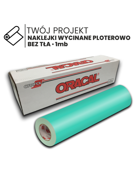 Wycinane samoprzylepne znaki litery różne kolory 50cm 1mb
