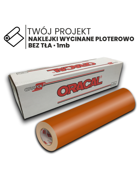 Wycinane logo litery naklejka samoprzylepna 50cm 1mb bez tła