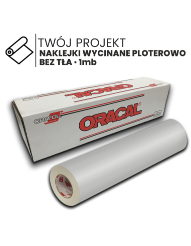 Naklejka logo wycinana samoprzylepna 50cm 1mb