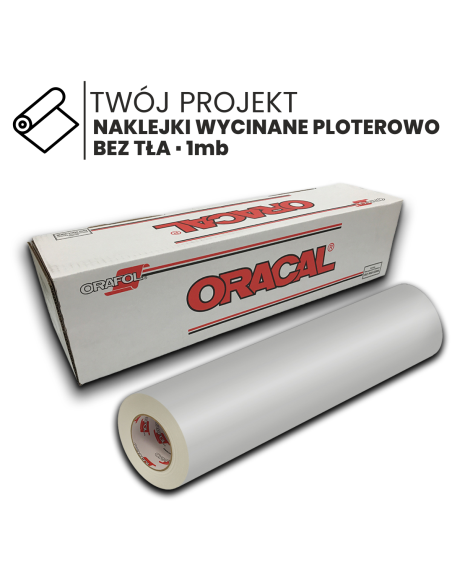 Naklejka logo wycinana samoprzylepna 50cm 1mb
