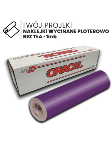Samoprzylepne litery logo naklejka wycinana 50cm 1mb