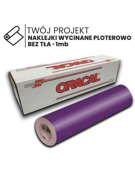Samoprzylepne litery logo naklejka wycinana 50cm 1mb