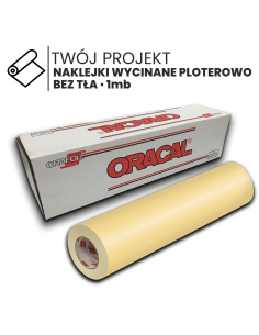 Naklejki samoprzylepne wycinane litery logo 50cm 1mb