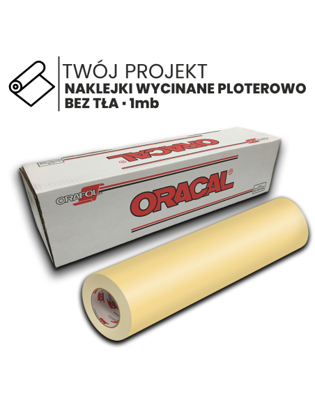 Naklejki samoprzylepne wycinane litery logo 50cm 1mb