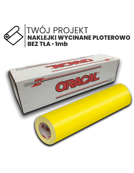 wycinana naklejka z literami znaki 50cm 1mb