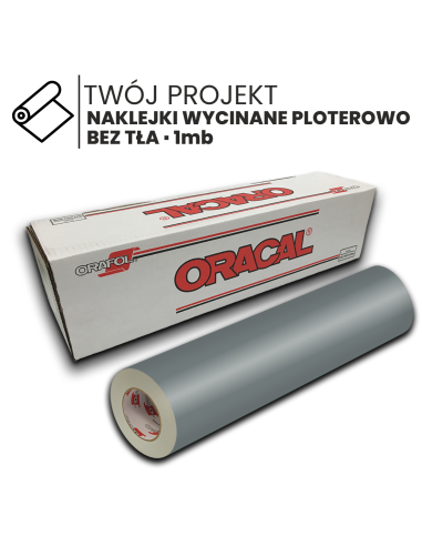 Naklejki samoprzylepne wycinane litery i logo 50cm 1mb