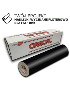Wycinana naklejka z literami i znakami 50cm 1mb