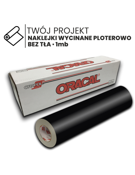 Wycinana naklejka z literami i znakami 50cm 1mb