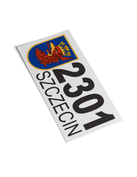 NAKLEJKI MAGNETYCZNE KOMPLET TAXI SZCZECIN 2szt