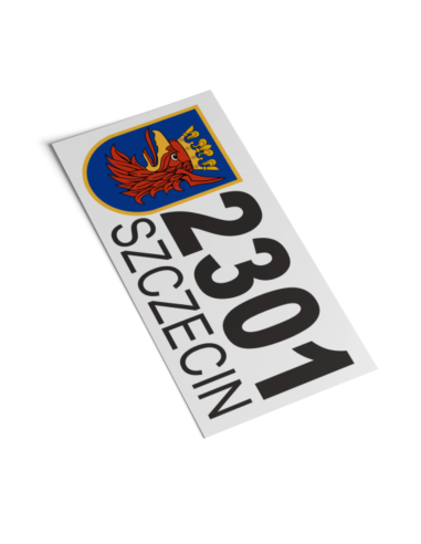 NAKLEJKI samoprzylepne KOMPLET TAXI SZCZECIN
