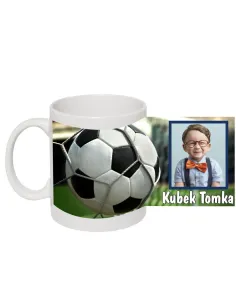 Foto Kubek Prezent dla Dziecka Fana Piłki Nożnej Zdjęciem
