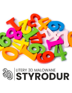 STYRODUR 30cm LITERY 3D REKLAMA NAJWYŻSZA JAKOŚĆ LITERA