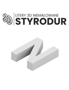Cyfry 3D STYRODUR numer na elewację litery i znaki dostępne 15cm