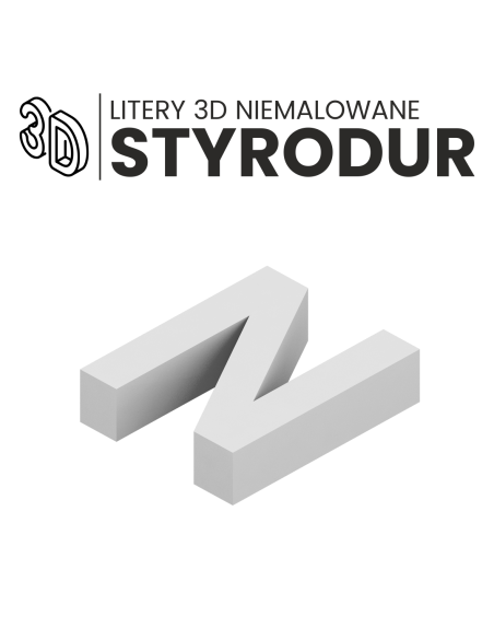 Cyfry 3D STYRODUR numer na elewację litery i znaki dostępne 15cm
