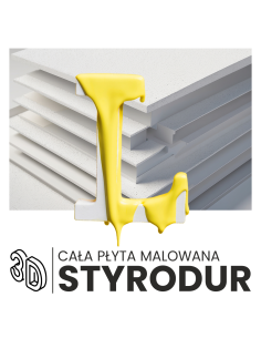 STYRODUR 3cm płyta 58x120cm 3D napisy logo znaki wycinanie z malowaniem wycinanie