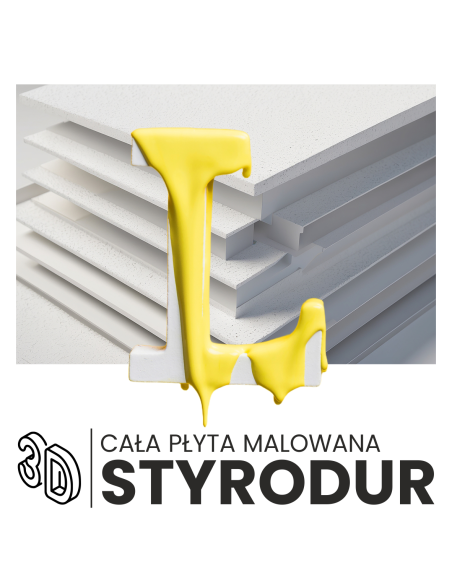STYRODUR 3cm płyta 58x120cm 3D napisy logo znaki wycinanie z malowaniem wycinanie