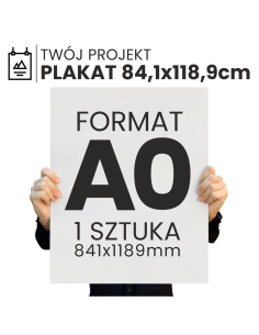 Plakat 84,1x118,9cm A0 Profesjonalny Druk Fotograficzny Gruby Papier 1szt
