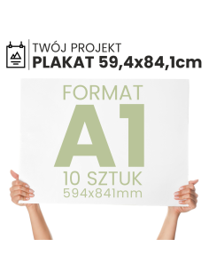 Plakat A1 XXL 59,4x84,1cm druk fotograficzny gruby papier WYSOKA JAKOŚĆ 10szt