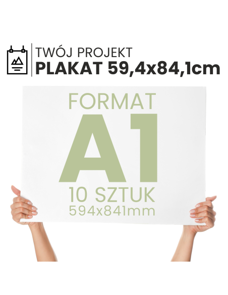 Plakat A1 XXL 59,4x84,1cm druk fotograficzny gruby papier WYSOKA JAKOŚĆ 10szt