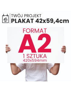 Wydruk Plakatu A2 42x59,4cm Foto Jakość Idealny na Prezent 1szt