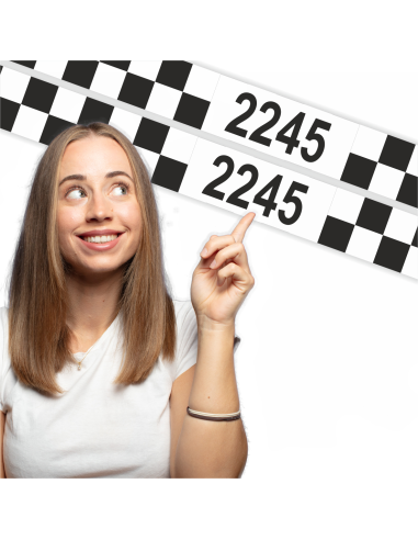 NAKLEJKI samoprzylepne pasek TAXI OZNACZENIA POZNAŃ