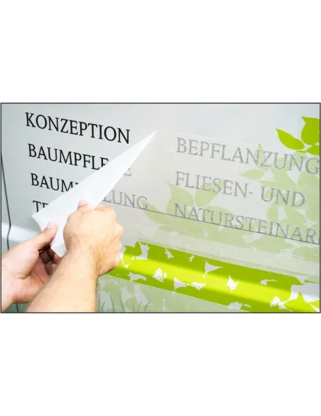 Naklejki Litery Cyfry Samoprzylepne Reklama 25 cm z logo