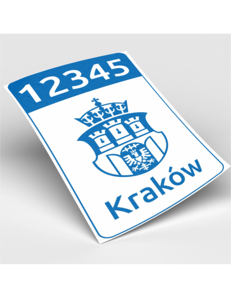 magnes taxi KRAKÓW 1szt 20x11cm taksi